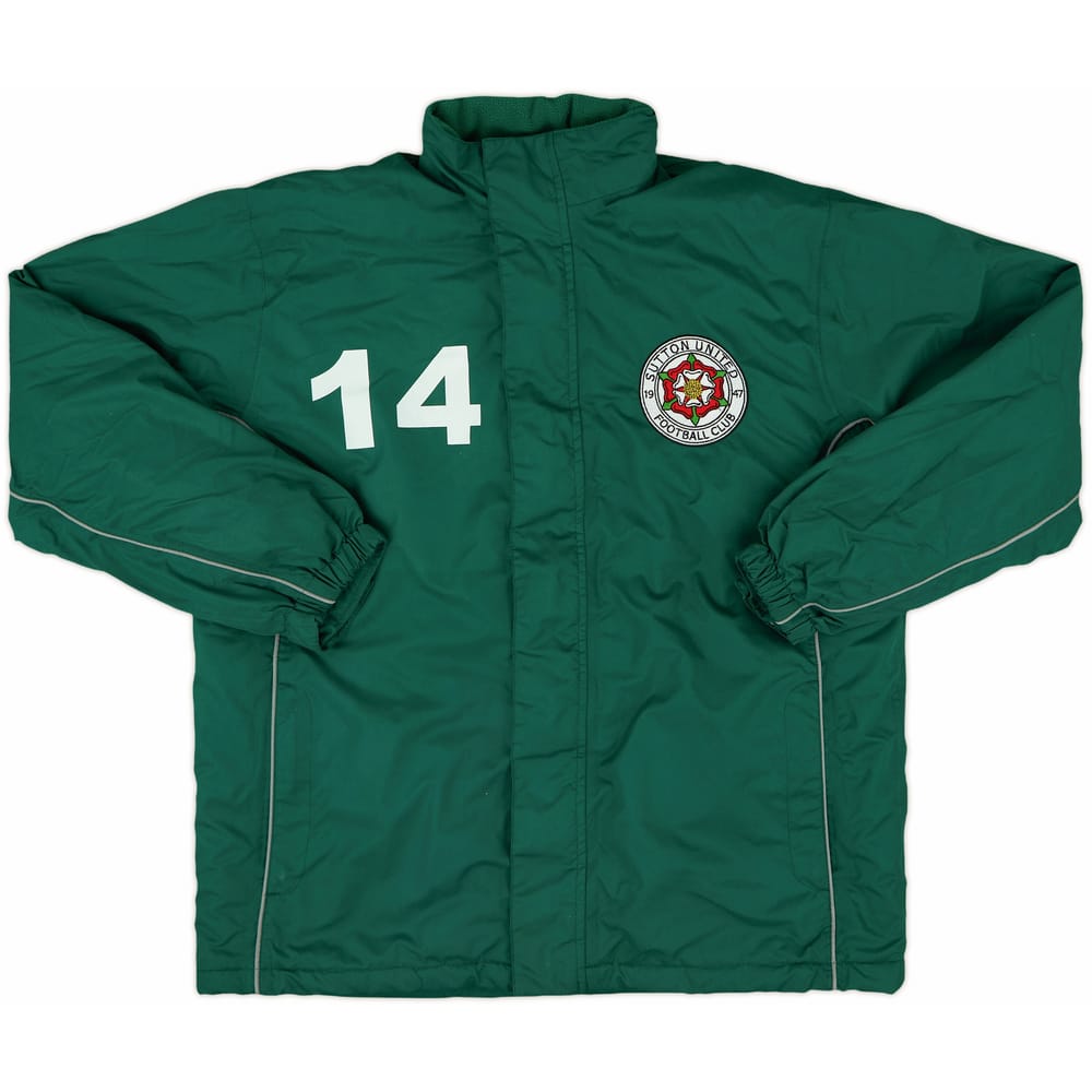 2008-09 Sutton United Blue Max Bench Coat #14 - 9/10 - (L.Boys)