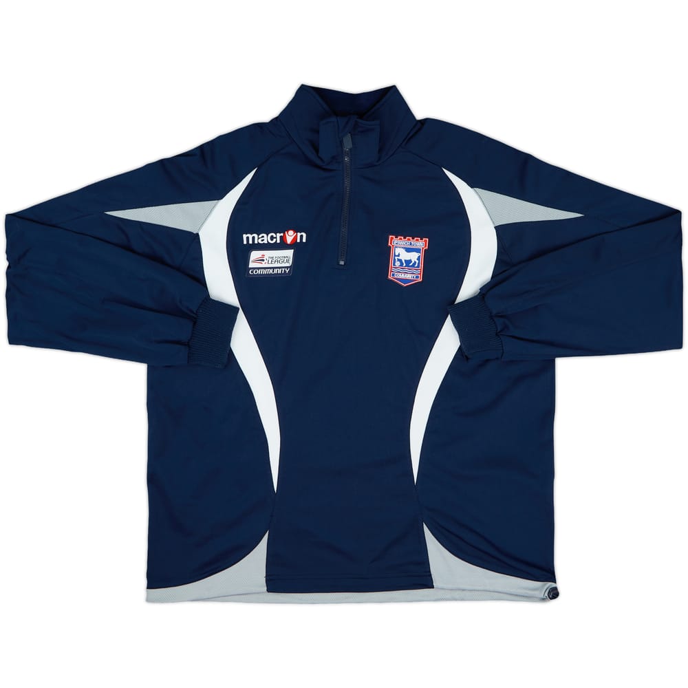 2000s Ipswich Macron 1/4 Zip Training Top - 8/10 - (L)