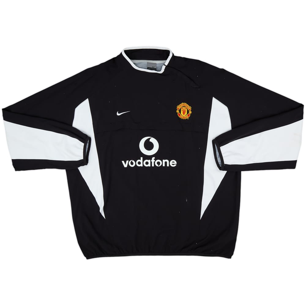 2002-03 Manchester United Nike Drill Top - 8/10 - (L)