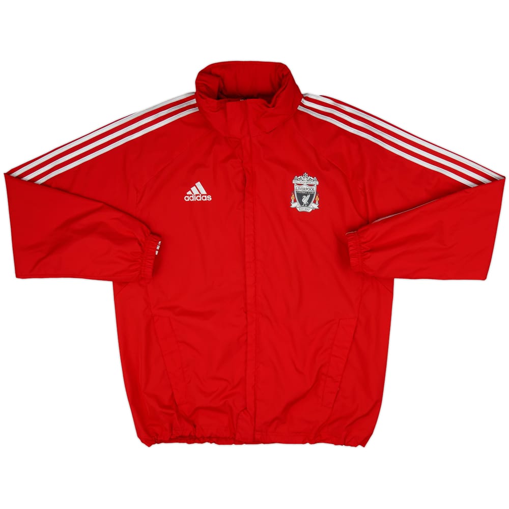 2011-12 Liverpool adidas Hooded Rain Jacket - 9/10 - (L/XL)