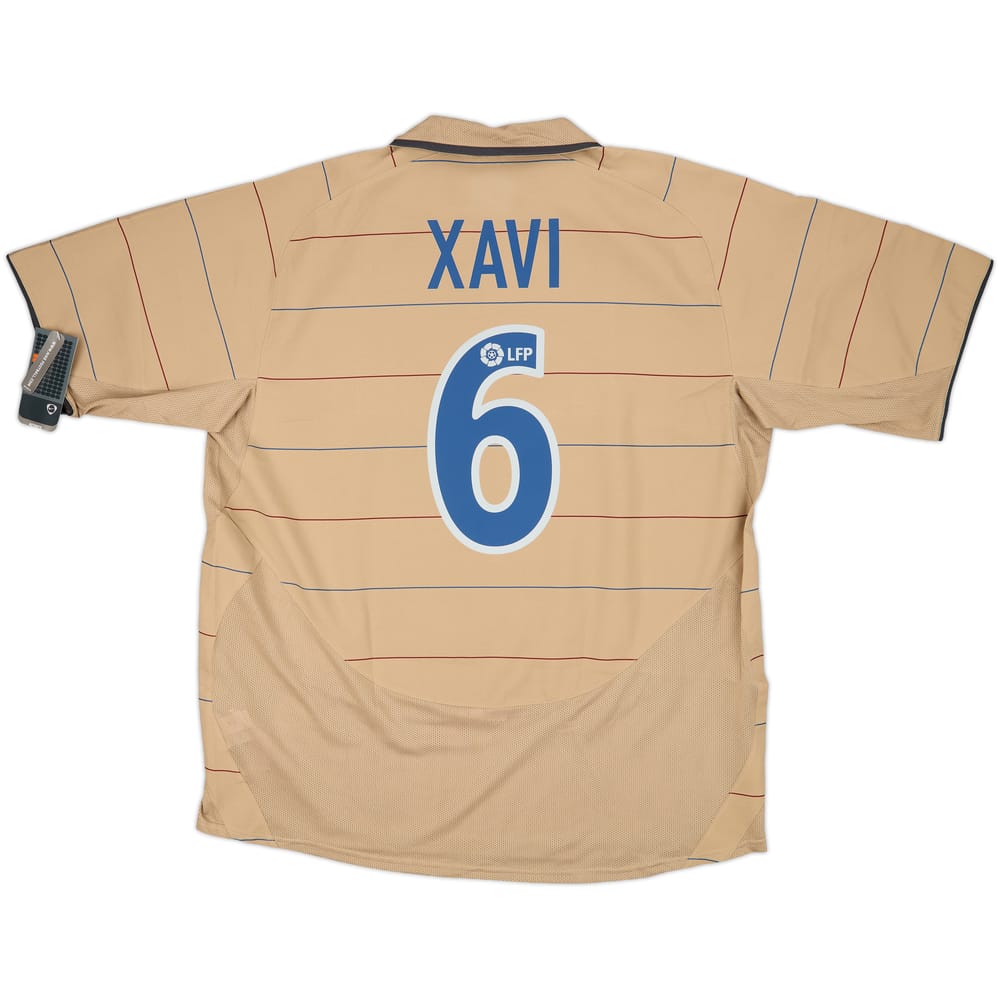 2003-05 Barcelona Away Shirt Xavi #6 (XXL)