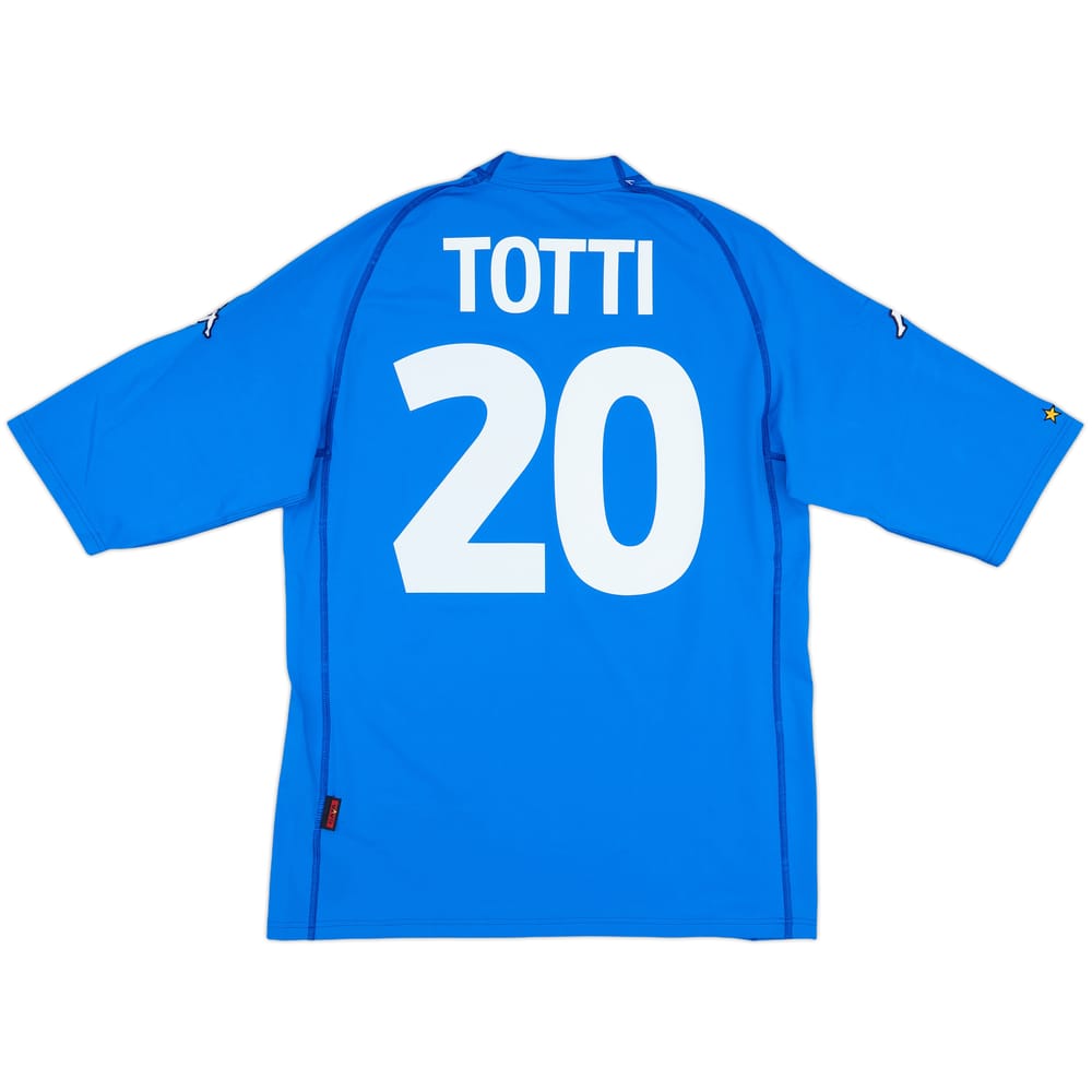 2002 Italy Home Shirt Totti #20 (XXL)
