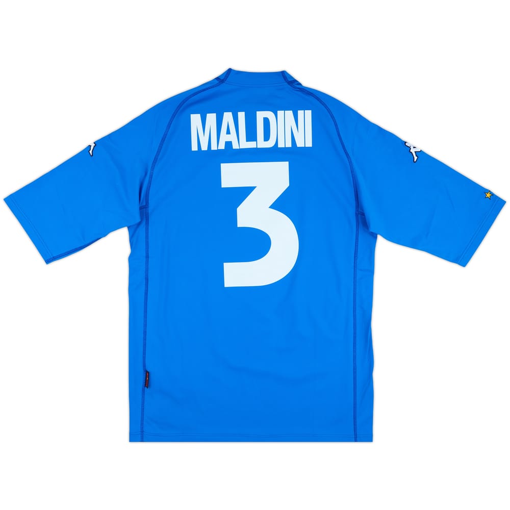 2000-01 Italy Home Shirt Maldini #3 (XXL)