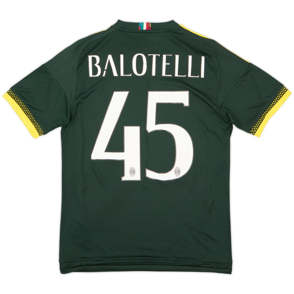 Camiseta de la tercera equipación del AC Milan 2015-16 Balotelli #45 (S)