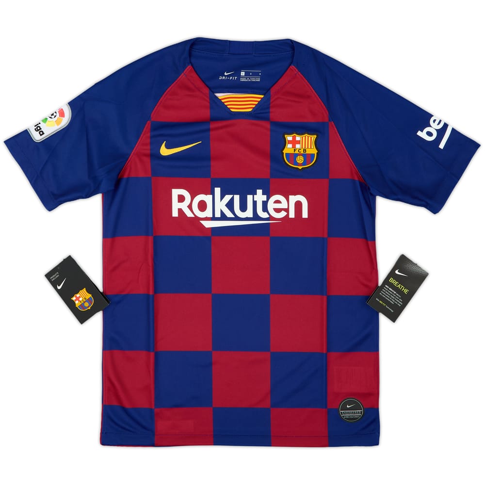 2019-20 Barcelona Home Shirt (L.Boys)