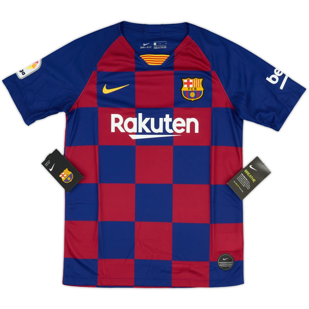 2019-20 Barcelona Home Shirt (L.Boys)