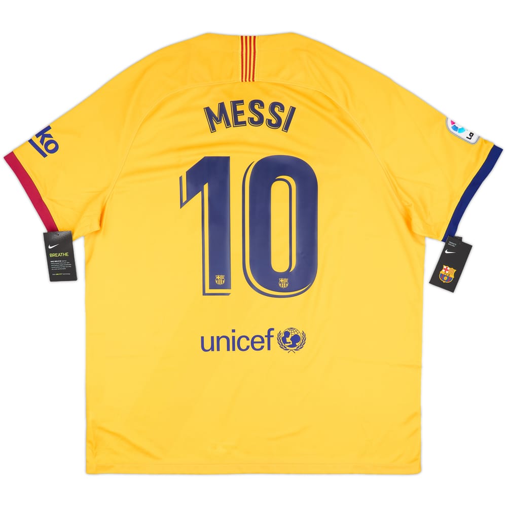 2019-20 Barcelona Away Shirt Messi #10 (XXL)