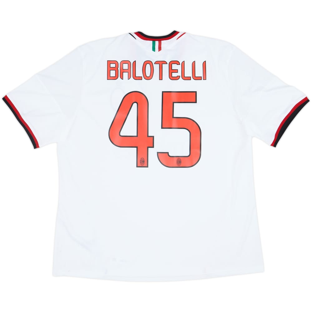 2013-14 AC Milan Away Shirt Balotelli #45 (XXL)
