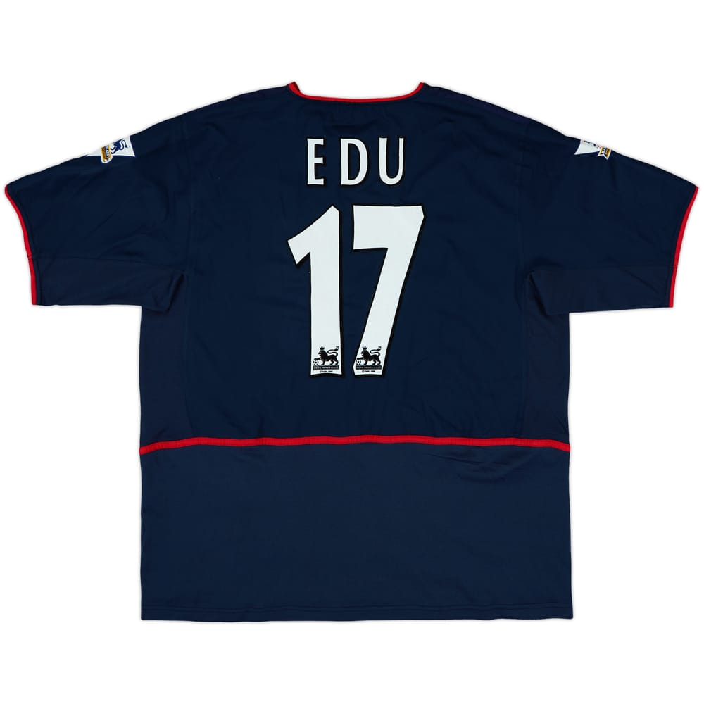 2002-04 Arsenal Away Shirt Edu #17 (XL)