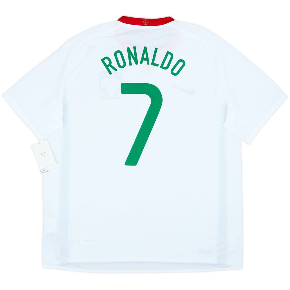 2008-10 Portugal Away Shirt Ronaldo #7 (XL)