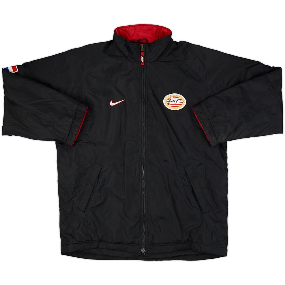 1997-98 PSV Nike Reversible Padded Bench Coat - 7/10 - (L)