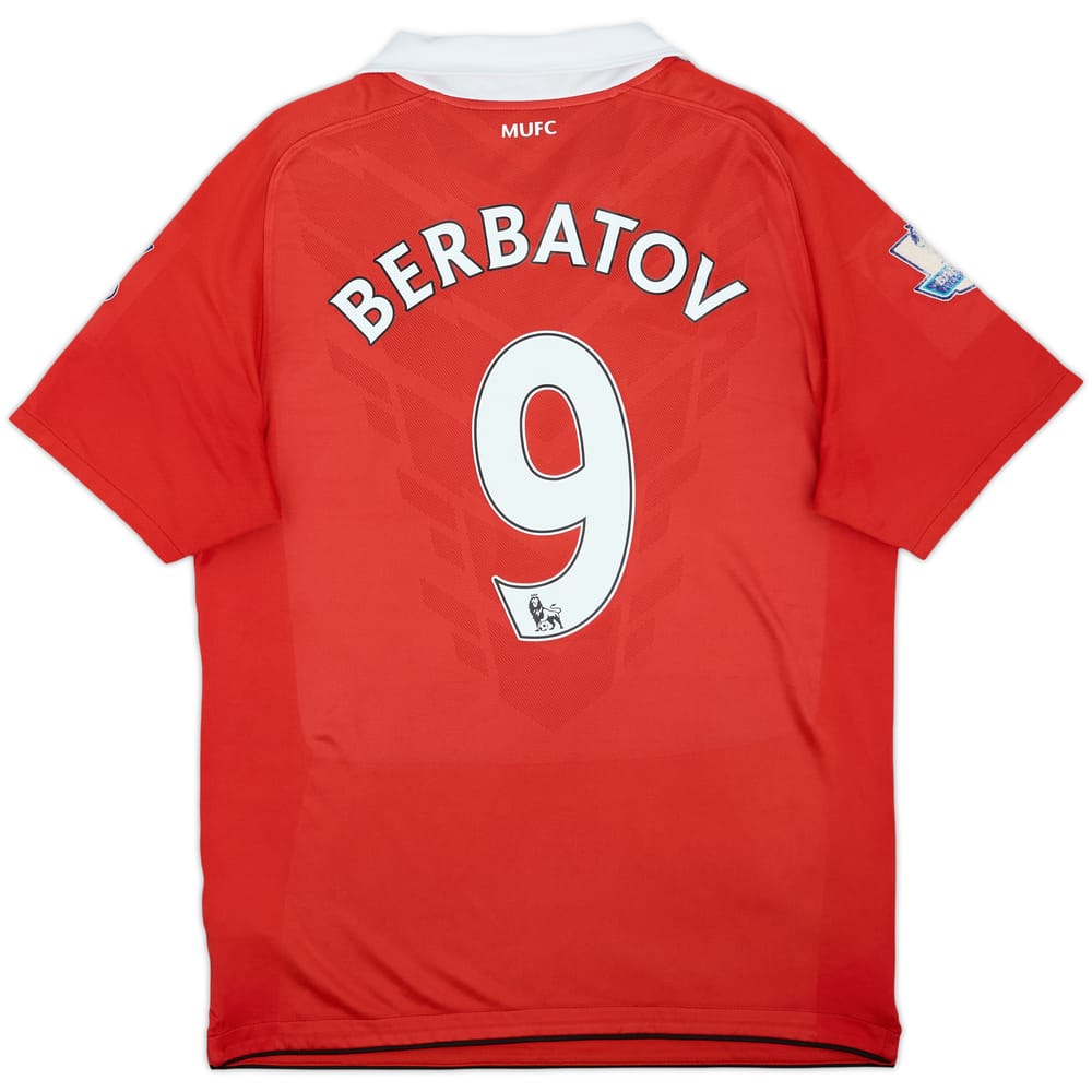 2010-11 Manchester United Home Shirt Berbatov #9 - 6/10 - (M)