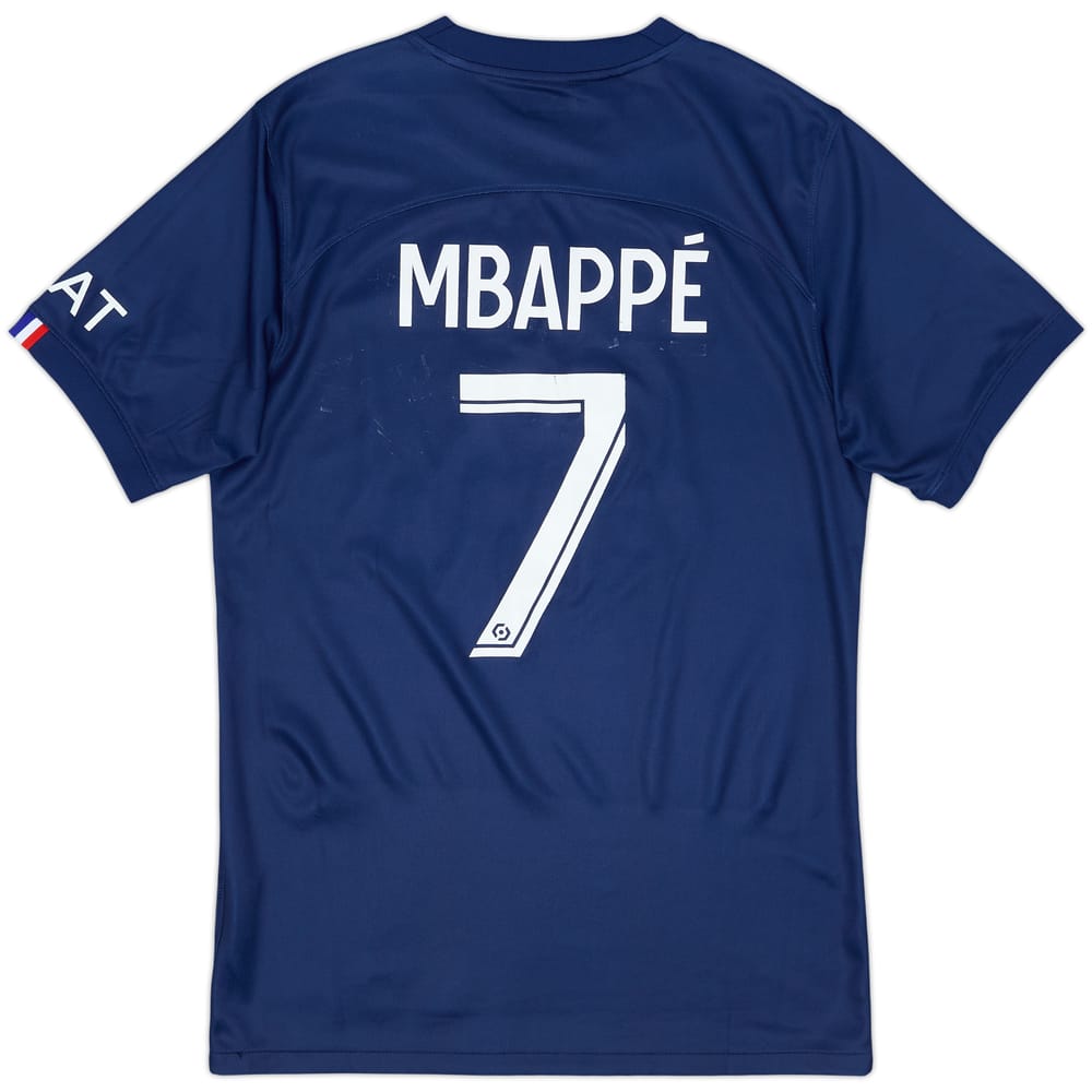 2022-23 Paris Saint-Germain Home Shirt Mbappe #7 - 5/10 - (S)