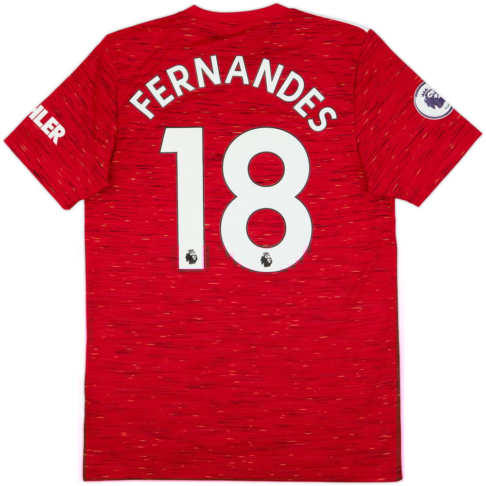 2020-21 Manchester United Home Shirt Fernandes #18 - 6/10 - (M)