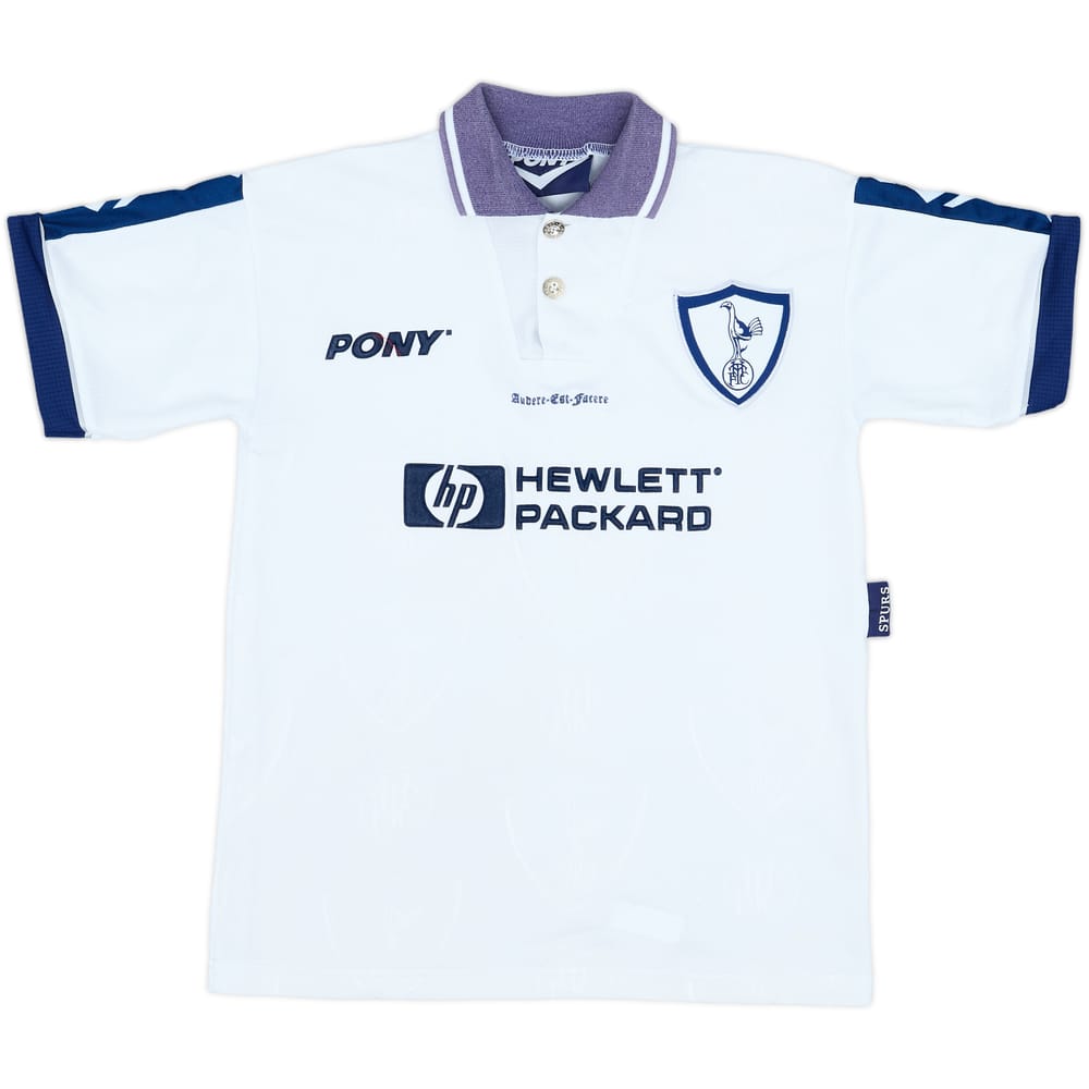 1995-97 Tottenham Home Shirt - 6/10 - (L.Boys)