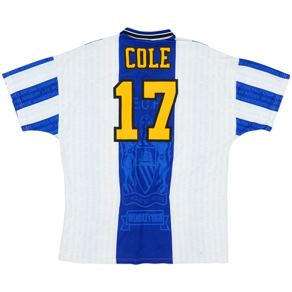 1994-96 Manchester United Third Shirt Cole #17 - 9/10 - (L)