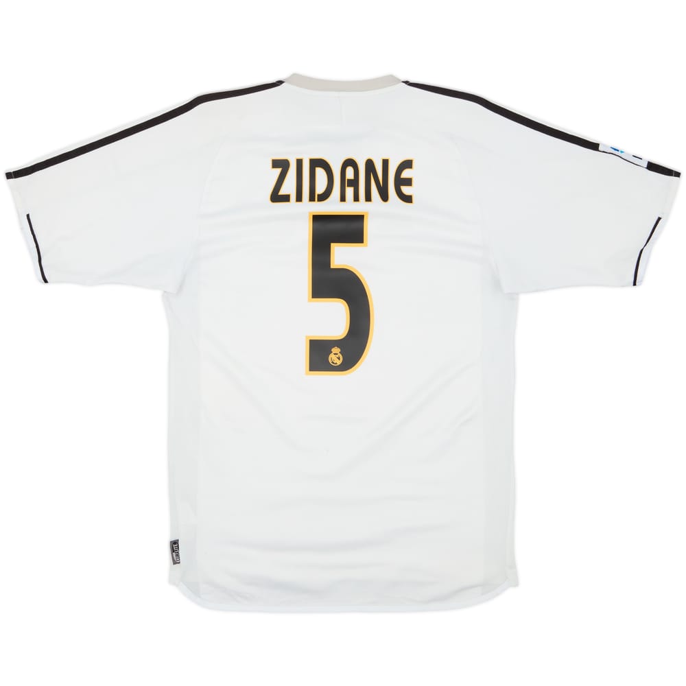 2003-04 Real Madrid Home Shirt Zidane #5 - 5/10 - (S)