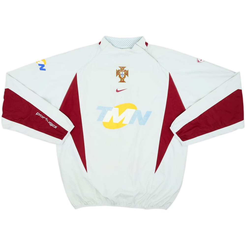 2004-06 Portugal Player Issue Nike Drill Top - 6/10 - (L)
