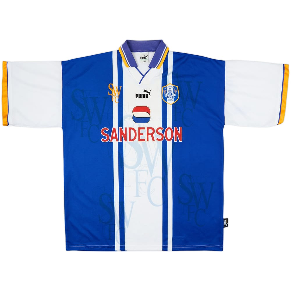 1995-97 Sheffield Wednesday Home Shirt - 8/10 - (XL)