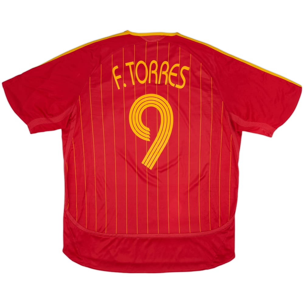 2006-08 Spain Home Shirt F.Torres #9 - 5/10 - (XL)