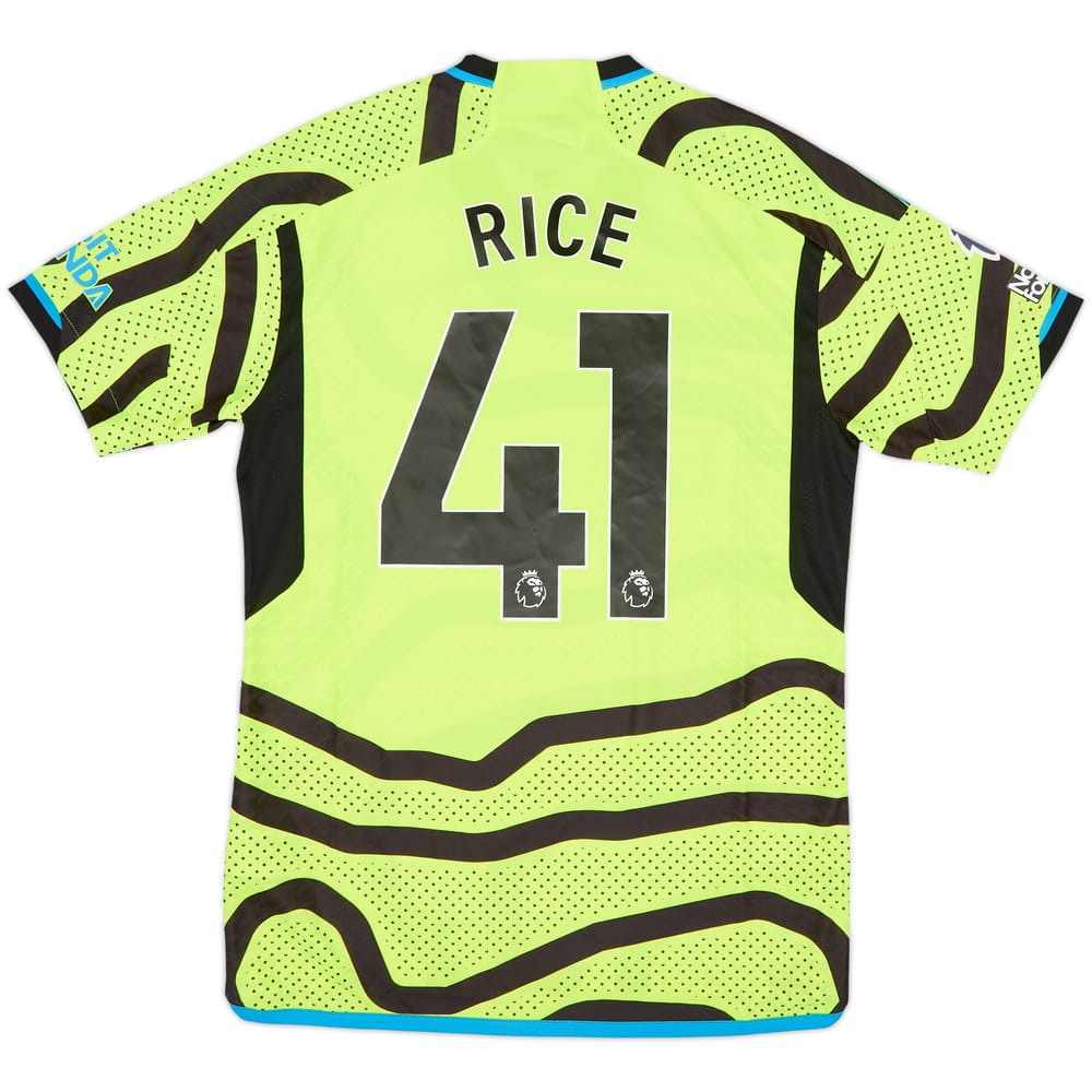 Camiseta auténtica de visitante del Arsenal 2023-24 Rice #41 (M)