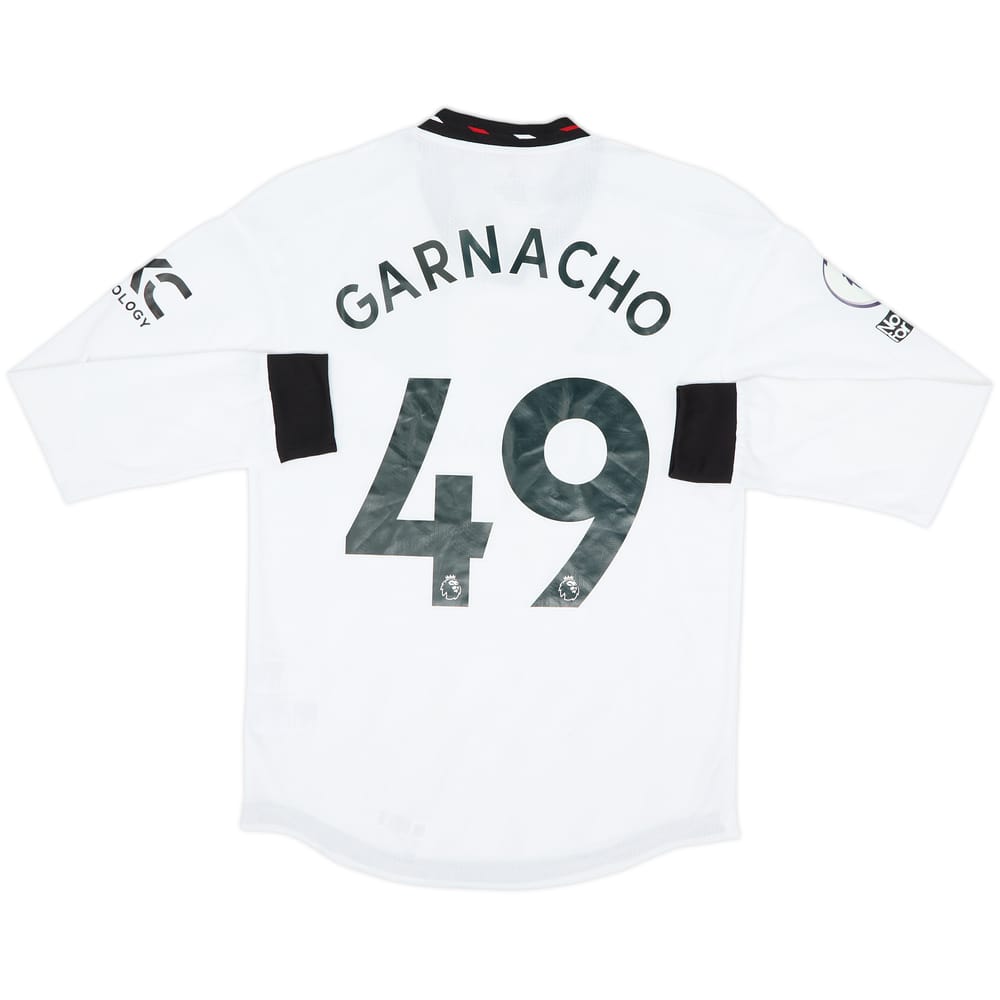 2022-23 Manchester United Authentic Away L/S Shirt Garnacho #49 (S)