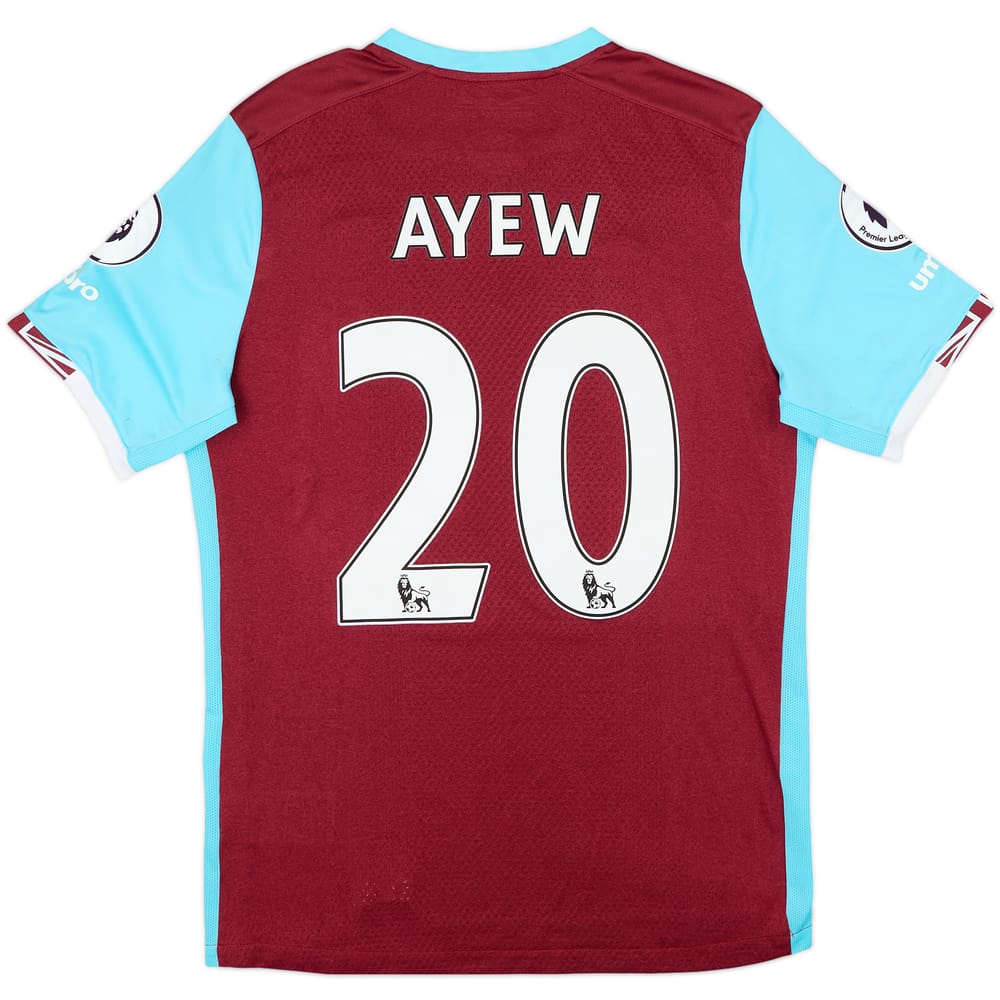 2016-17 West Ham Home Shirt Ayew #20 - 7/10 - (L)