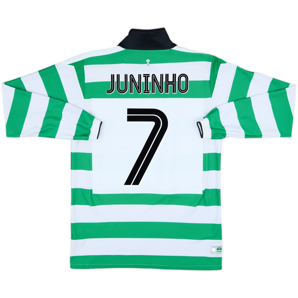 2004-05 Celtic Home L/S Shirt Juninho #7 - 8/10 - (S)