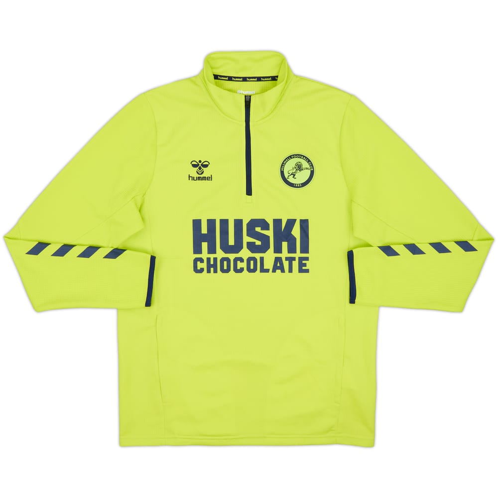 2022-24 Millwall Hummel 1/4 Zip Drill Top - 8/10 - (M)