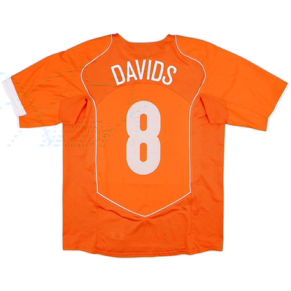 2004-06 Netherlands Home Shirt Davids #8 - 7/10 - (L)