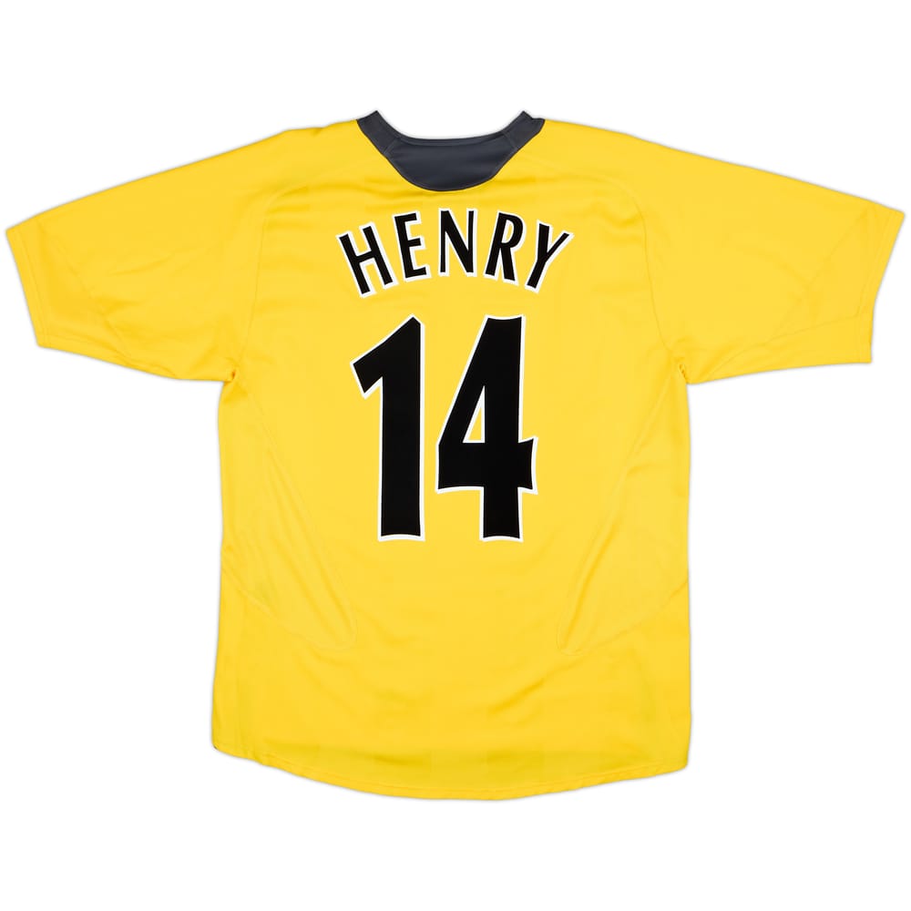 2005-06 Arsenal Away Shirt Henry #14 - 8/10 - (M)
