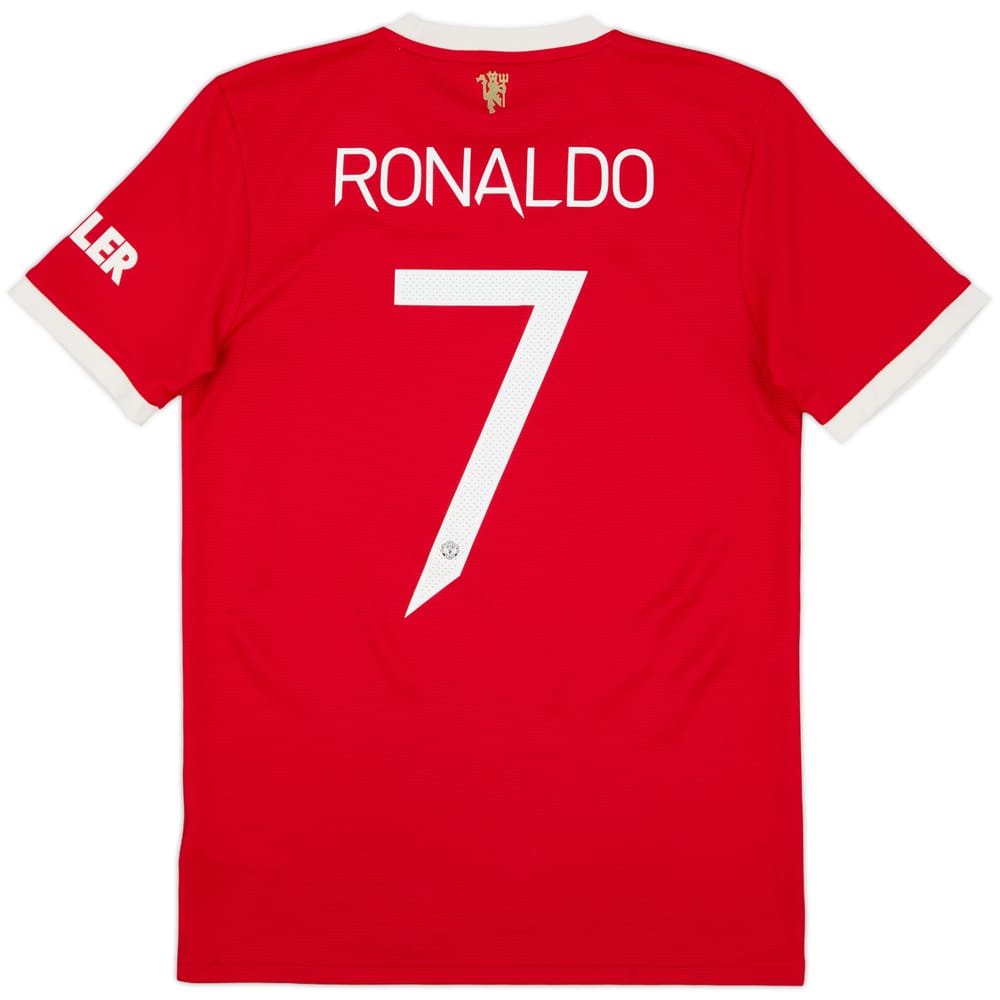 2021-22 Manchester United Home Shirt Ronaldo #7 - 8/10 - (S)