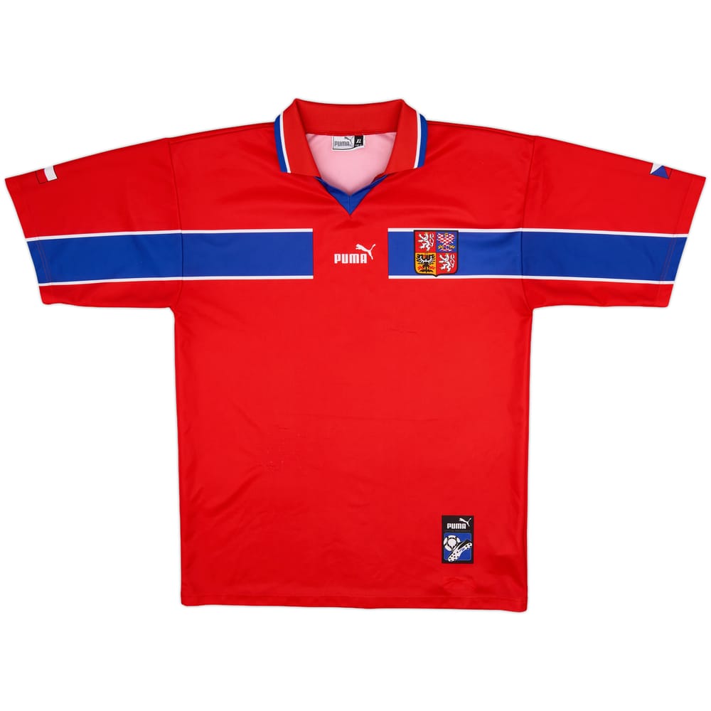1998-00 Czech Republic Basic Home Shirt - 8/10 - (XL)