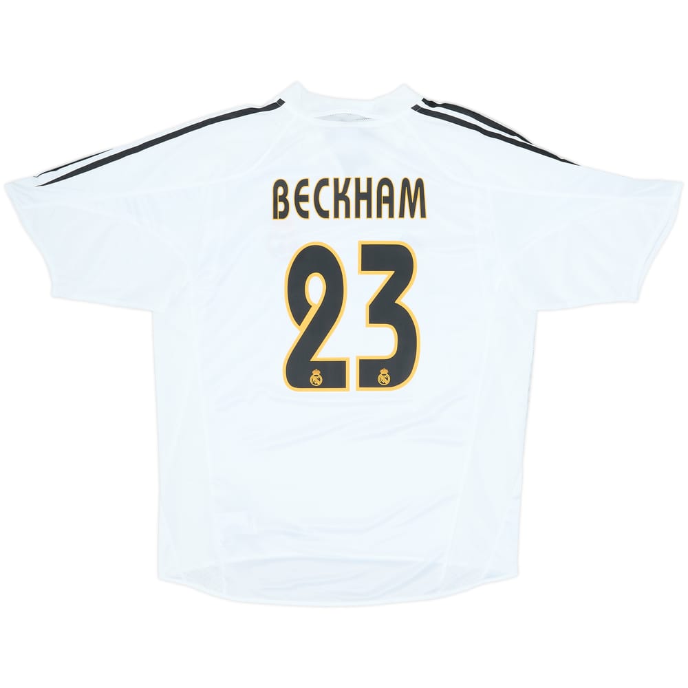 2004-05 Real Madrid Home Shirt Beckham #23 (L)
