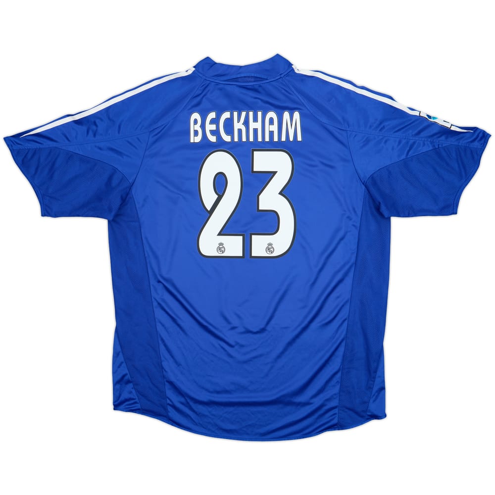 2004-05 Real Madrid Third Shirt Beckham #23 - 8/10 - (XL)