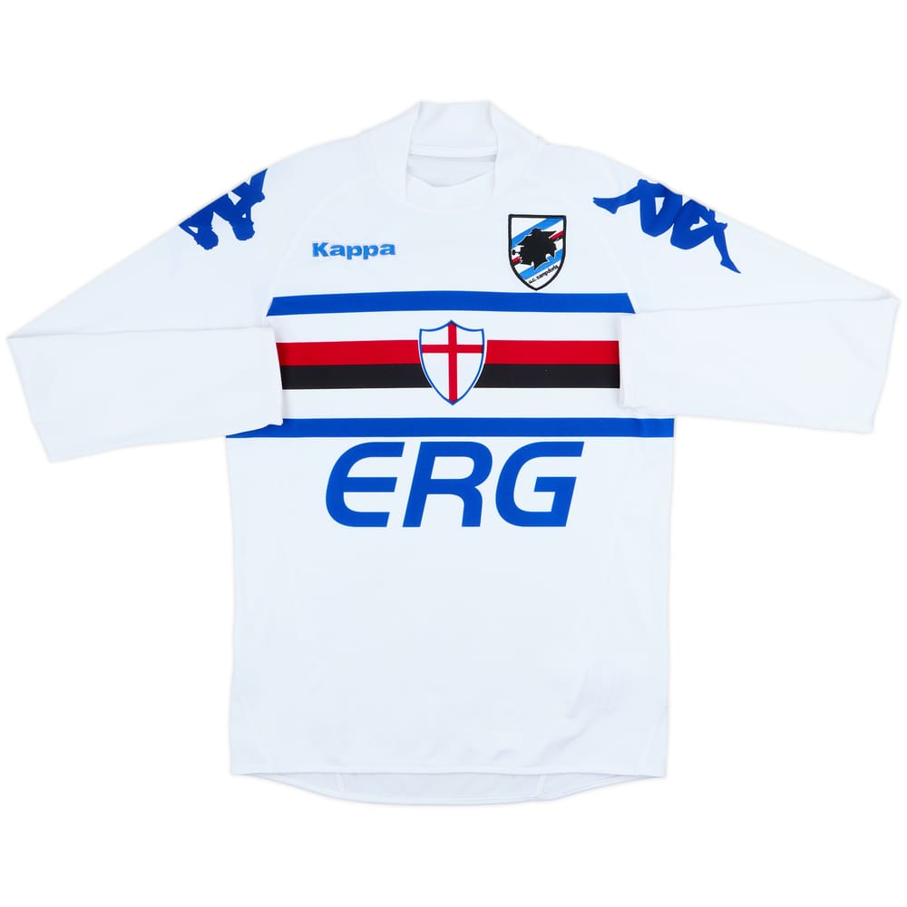 2008-09 Sampdoria Away L/S Shirt - 9/10 - (S)