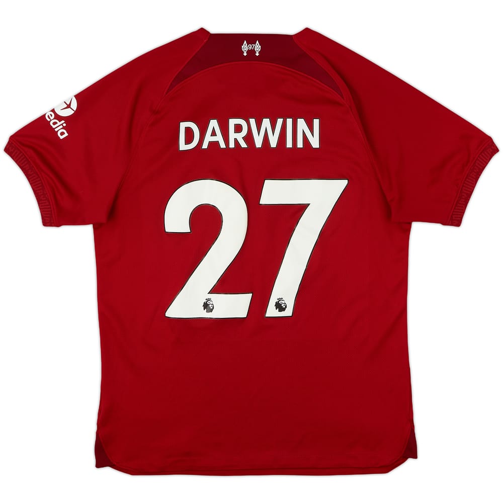 2022-23 Liverpool Home Shirt Darwin #27 - 8/10 - (M)