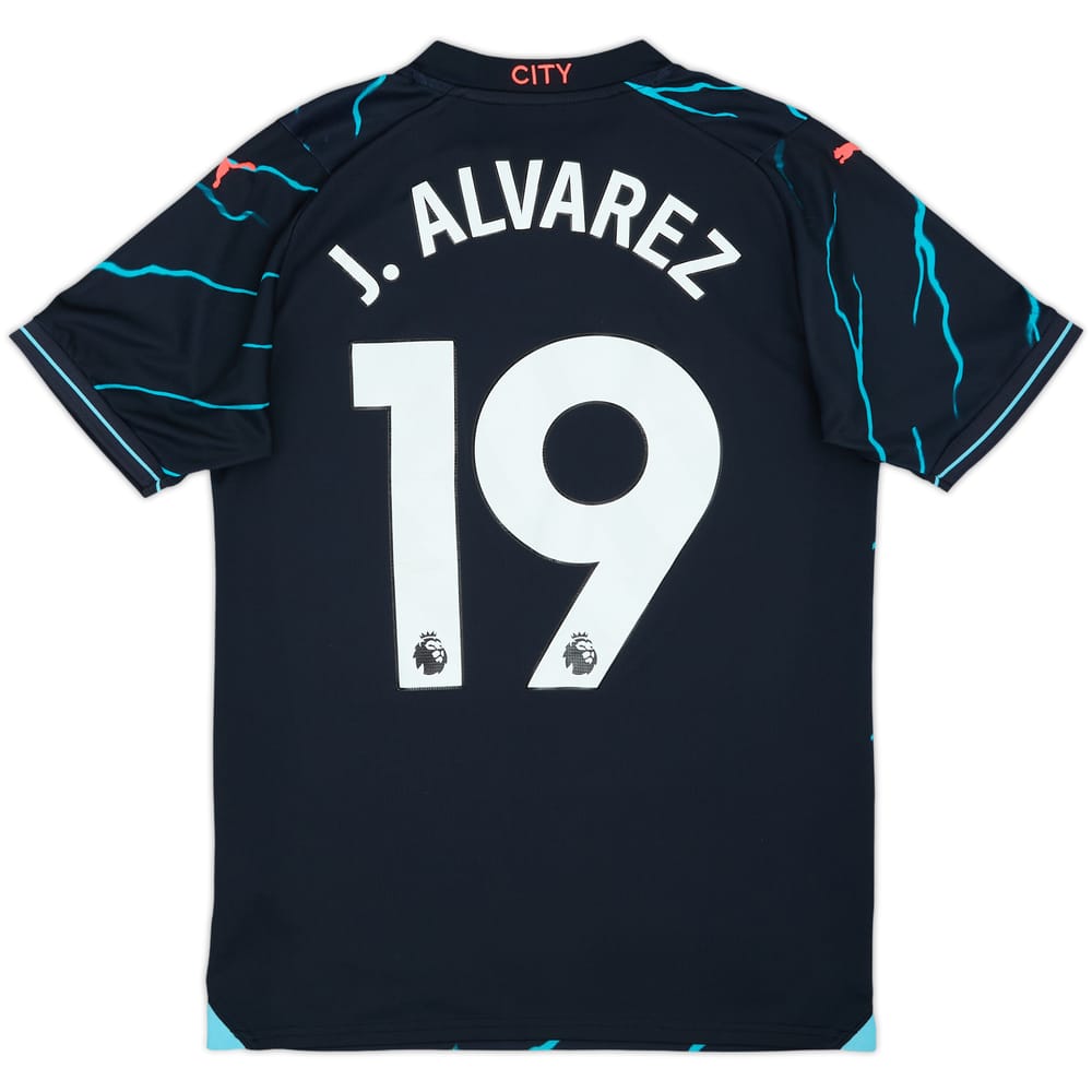 2023-24 Manchester City Third Shirt J. Alvarez #19 - 5/10 - (S)