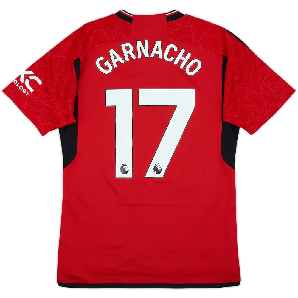 2023-24 Manchester United Home Shirt Garnacho #17 - 9/10 - (M)