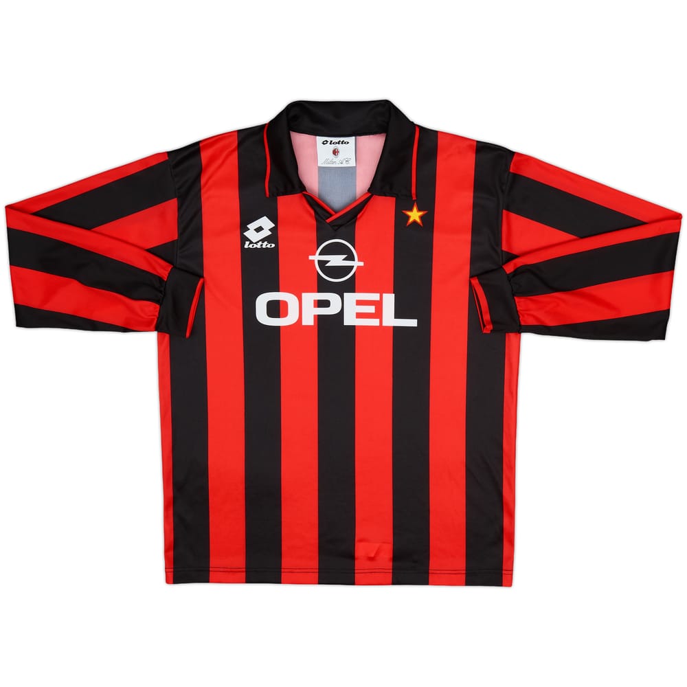 1994-95 AC Milan Home Shirt - 8/10 - (XL.Boys)