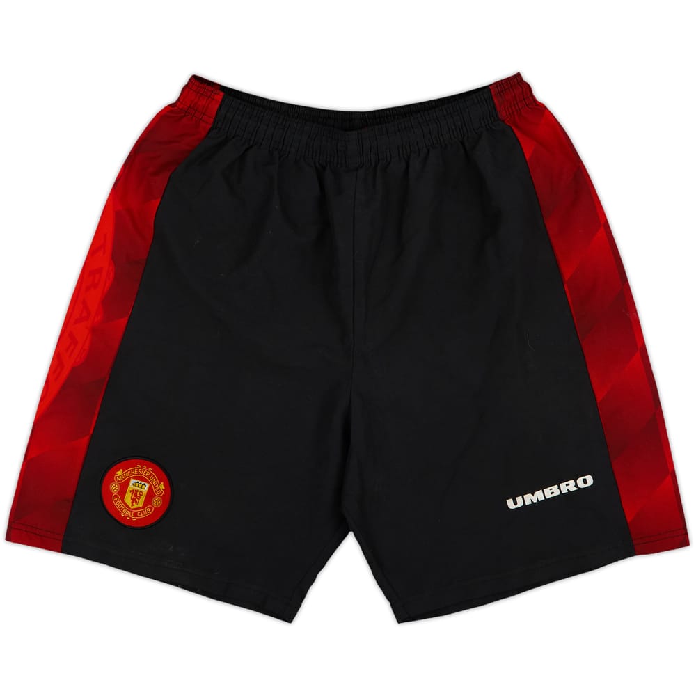 1996-98 Manchester United Alternate Home Shorts - 8/10 - (L)