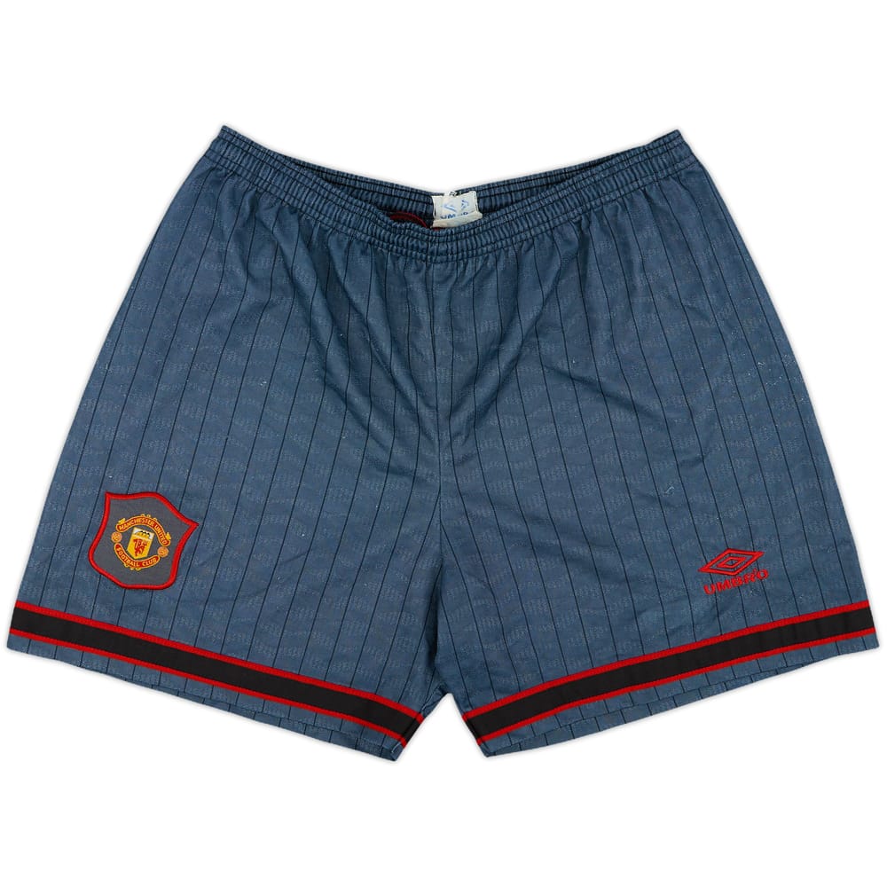1995-96 Manchester United Away Shorts - 8/10 - (XL)