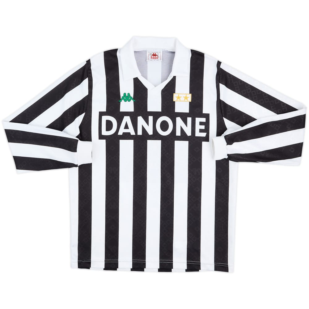 1992-94 Juventus Match Issue Home L/S Shirt #19