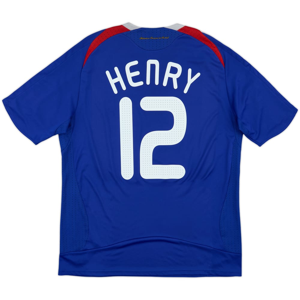 2007-08 France Home Shirt Henry #12 - 5/10 - (L)