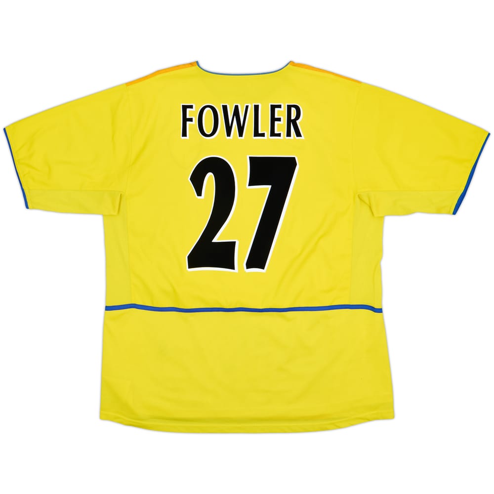 2002-03 Leeds United Away Shirt Fowler #27 - 7/10 - (XL)