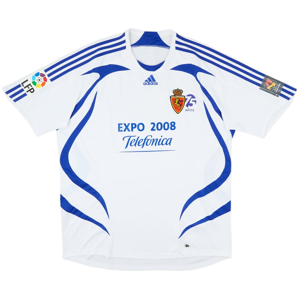 2008-09 Real Zaragoza Home Shirt - 6/10 - (XXL)