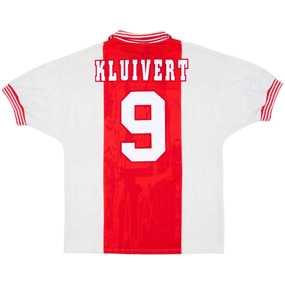 1996-97 Ajax Home Shirt Kluivert #9 - 9/10 - (M)