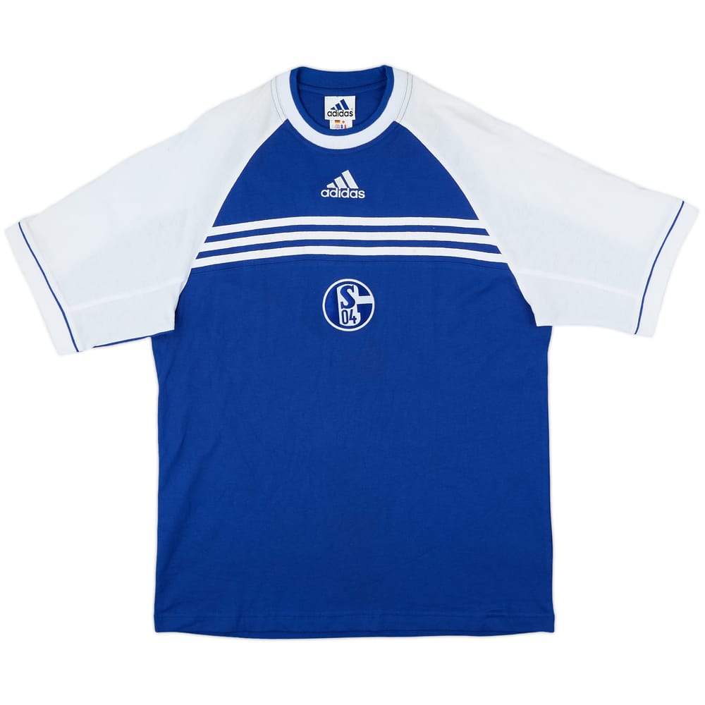 1998-00 Schalke adidas Training Shirt - 8/10 - (M/L)