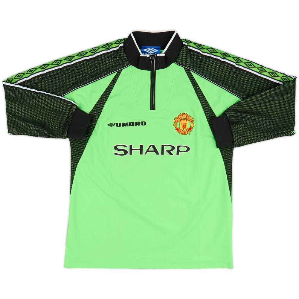 1998-99 Manchester United GK Shirt - 8/10 - (L.Boys)