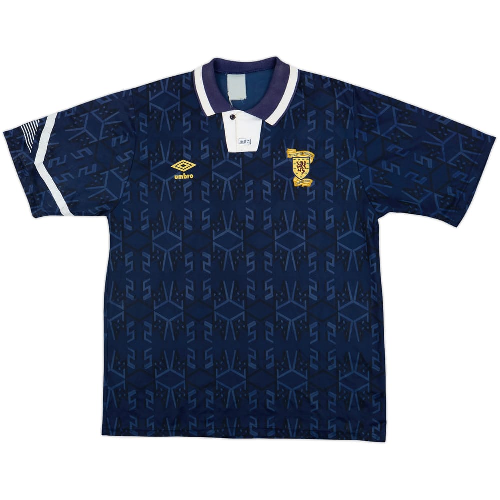 1991-94 Scotland Home Shirt - 8/10 - (XL)